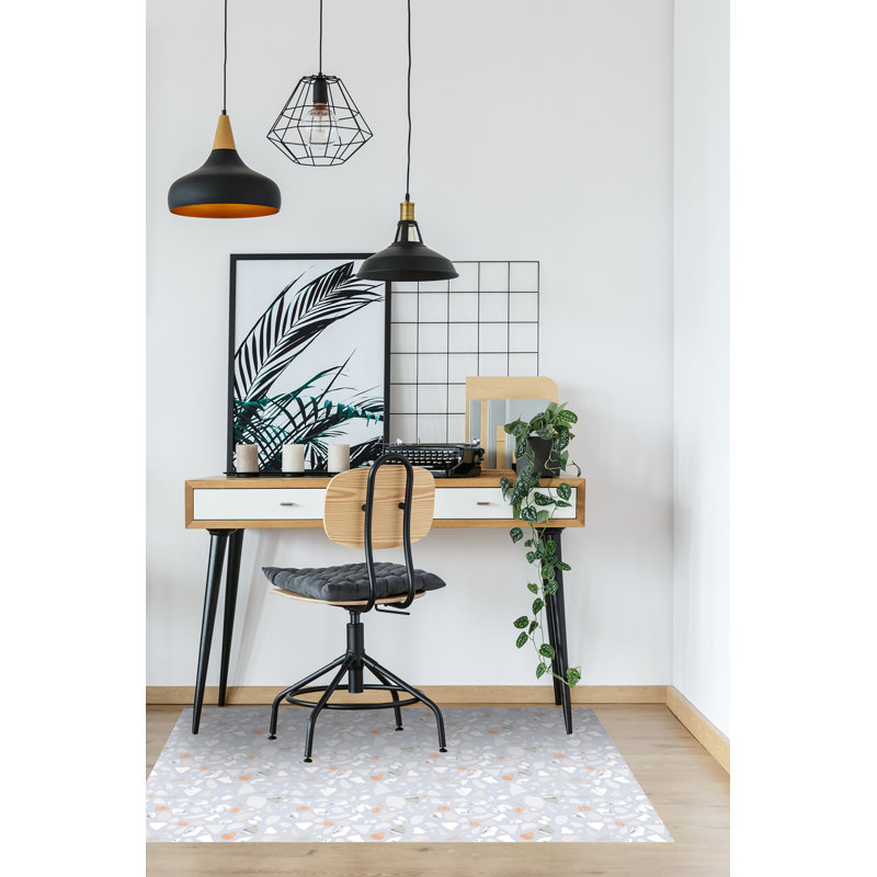 Avilyn Terrazo Grey Indoor/Outdoor Mat, Rectangle 133 x 200cm