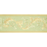 Neapolis 3 Traditional Floral Design 33' L x 7" W Wallpaper Border