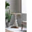 D26x31" Antique White Round Side Table