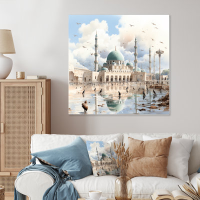 Art mural en métal «Mosquée des propanes»