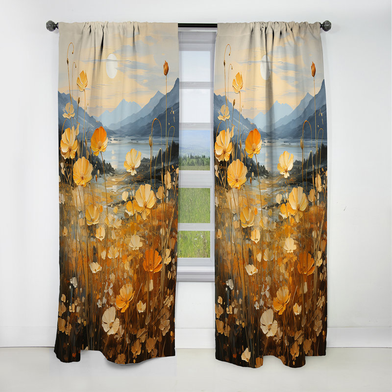 Criswell - Rideau Meadow - Rideau occultant sans motif - 1 panneau, L 52 po x L 108 po
