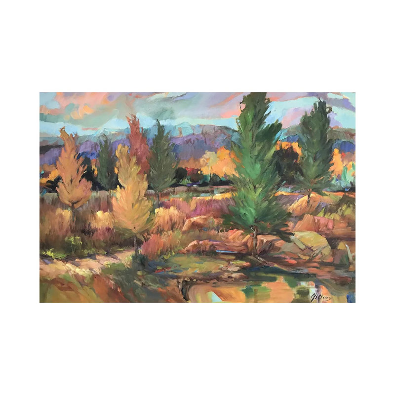 Teller County Eastern Oklahoma 1 Piece Wall Art on Canvas, 20.32 cm H x 30.48 cm W x 1.905 cm D, Does Not Apply