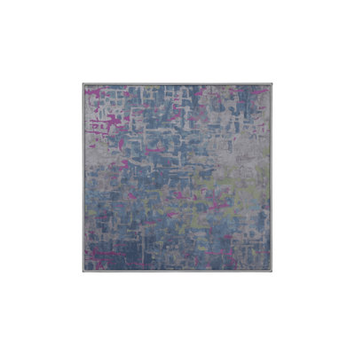 Tapis gris lavable à la machine