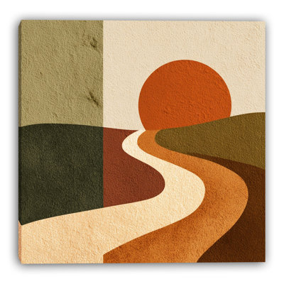 Path to Horizon Wrapped Canvas Wall Art