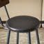 Ensemble de table de bar 4 pièces pour 3 avec tabourets en polyuréthane brun rustique, pour la cuisine, la salle à manger ou le coin petit espace | Idée de cadeau-1784995299-1784995325