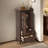 American modern solid wood accent cabinet
