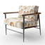Chaise rembourrée moderne avec accoudoirs Boho Calm Arches-223898758