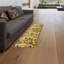 Tapis de cuisine jaune tournesol, ensemble de 2 tapis de décoration rustique pour la cuisine et le vestibule