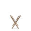 Guildhall Solid Wood Free Standing Magazine Rack