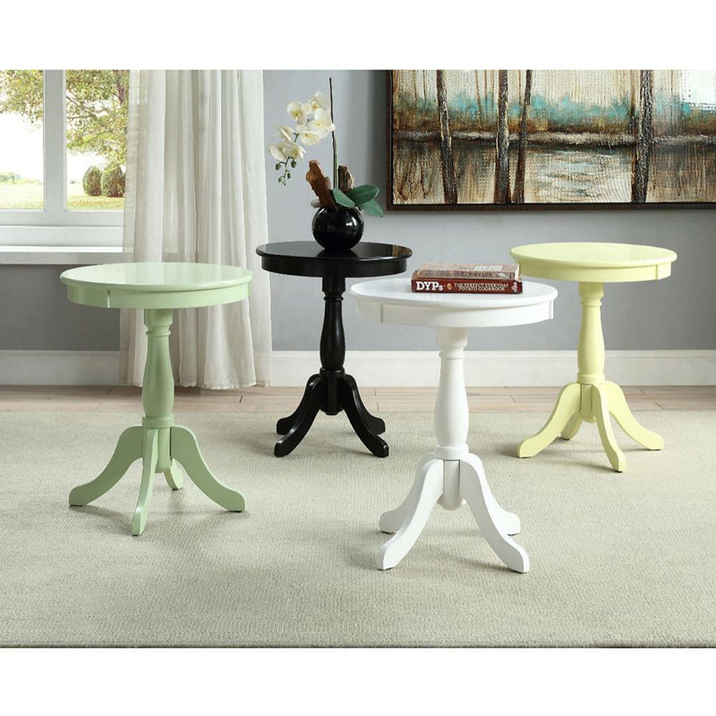 Round Pedestal Accent Table
