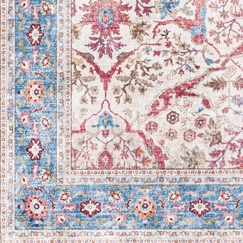 Tapis oriental rose Hokah, Rectangle 2 pi 3 po x 3 pi 9 po