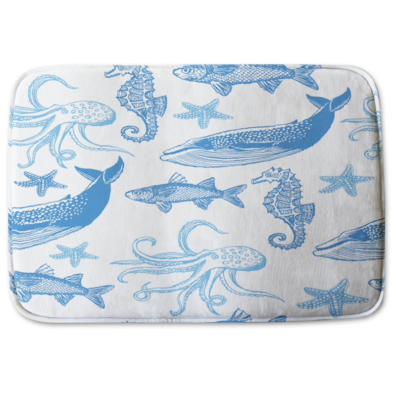 Neals Polyester Shower Curtain Set