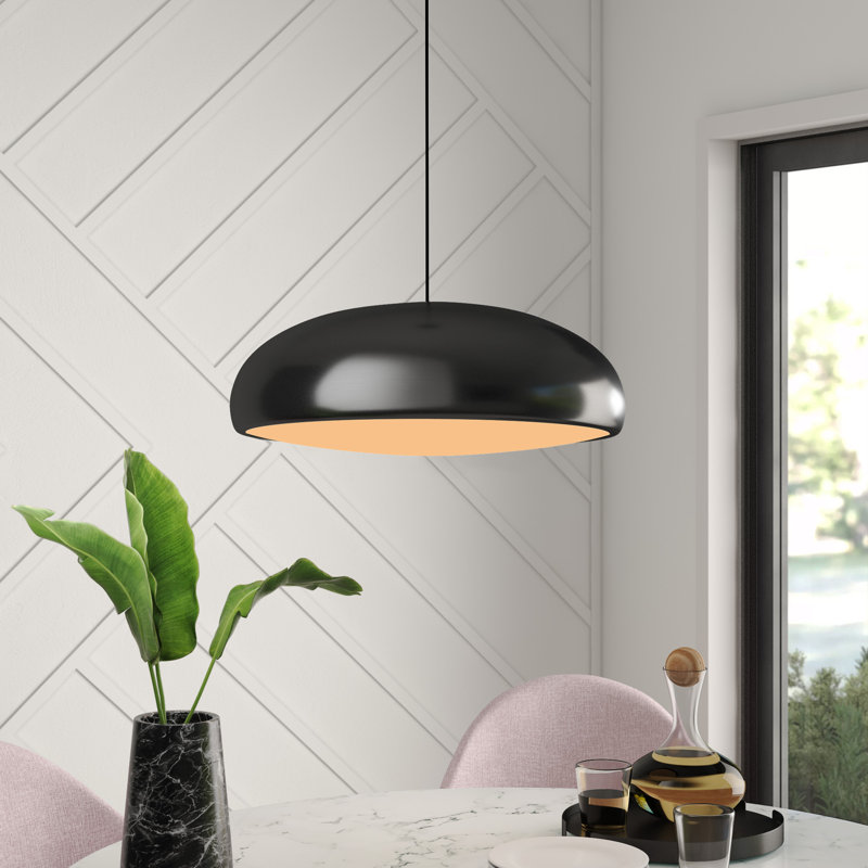 Doheny Ave. 3 - Light Pendant, Black