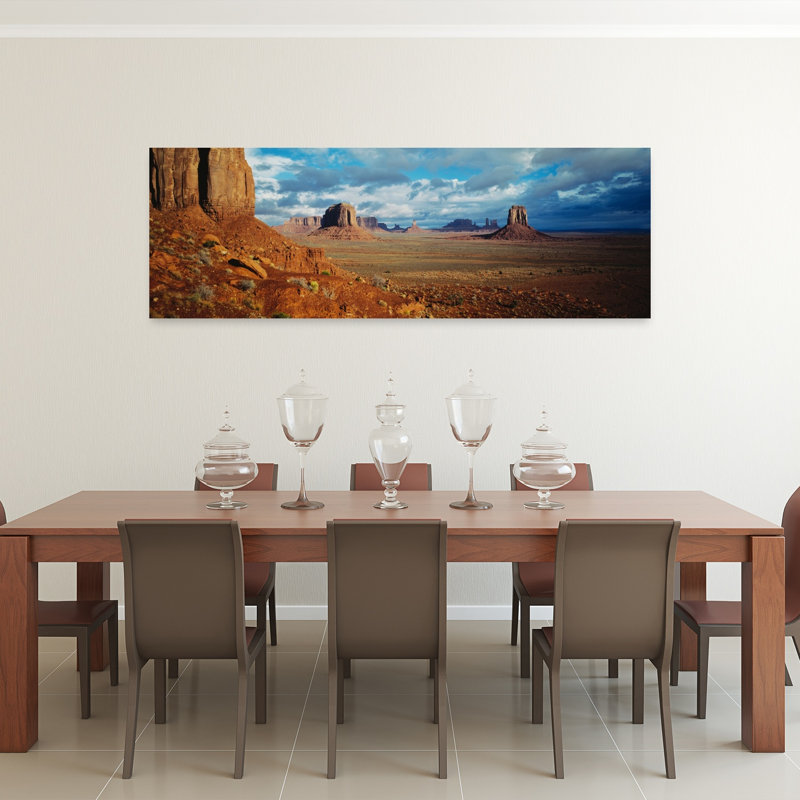 Monument Valley, Utah, Arizona, États-Unis, art contemporain abstrait, architecture murale, H 60 po x l 20 po