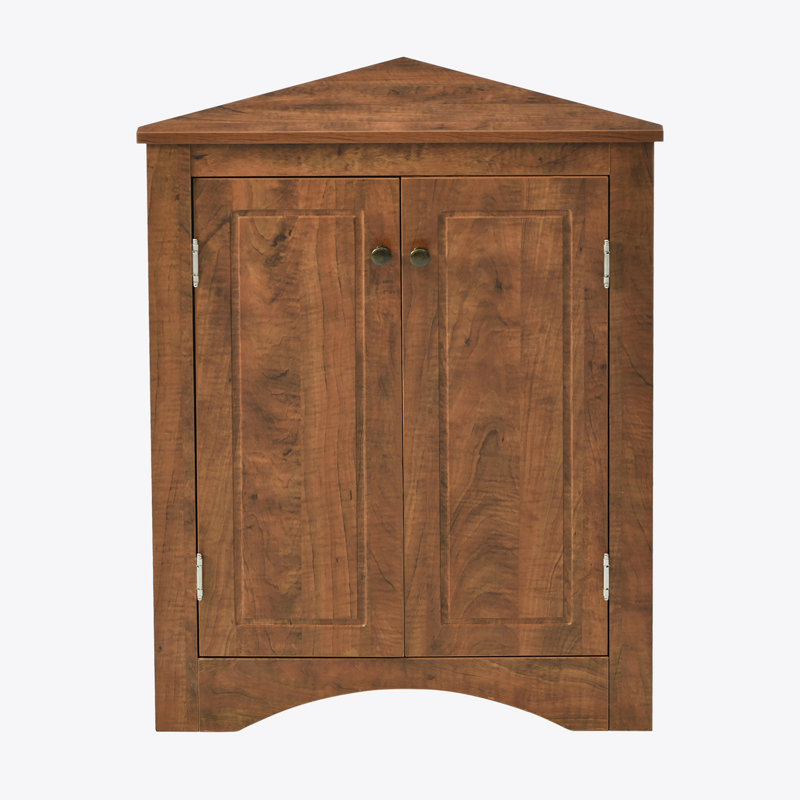 Bathrrom Storage Bathroom Storage Triangle Bathroom Storage Cabinet with Adjustable Shelves, Freestanding Floor Cabinet for Home Kitchen 