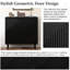 Armoire minimaliste pour la maison, tablettes réglables, motif de porte géométrique contemporain avec beaucoup de rangement, design intérieur