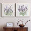 Lavande botanique I - ensemble de 2 peintures sur toile encadrées-2026641859-2026641858