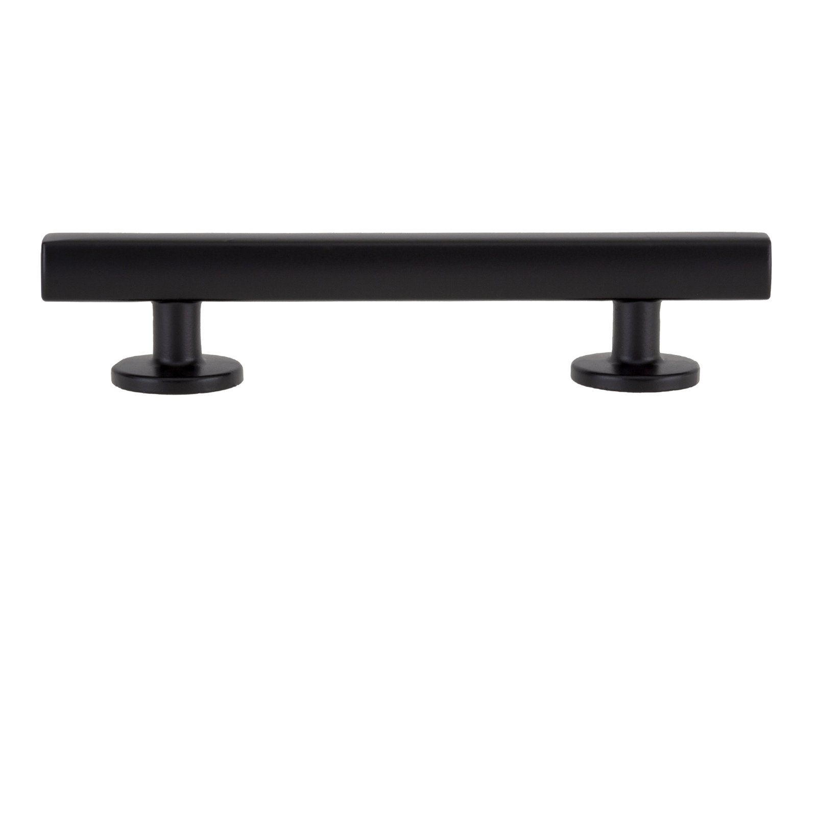 Flynn Bar Cabinet Pull, 3 1/2", Matte Black