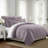 Elsie Linen Look Duvet Cover 8 Piece Designer Set-101216981-101216972
