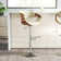 Elrosa Swivel Adjustable Height Bar Stool