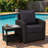 Outdoor 6.5" Thick Deep Seating Seat/Back Cushion-1098298290