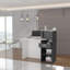 Rectangle Solid + Manufactured Wood Reception Desk