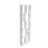 Asymmetrical Display Shelf & Bookcase, 5-Tier, White