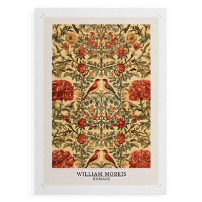 Figurine CD XXXII de William Morris - impression sur toile seulement - non encadrée