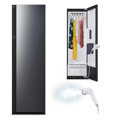 LG Styler Smart Steam Closet with Dual TrueSteam Technology, Dynamic Moving Hanger, and Built-In HandySteamer