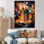 Cubic Sunset Cityscape - City Art Deco Wall Art