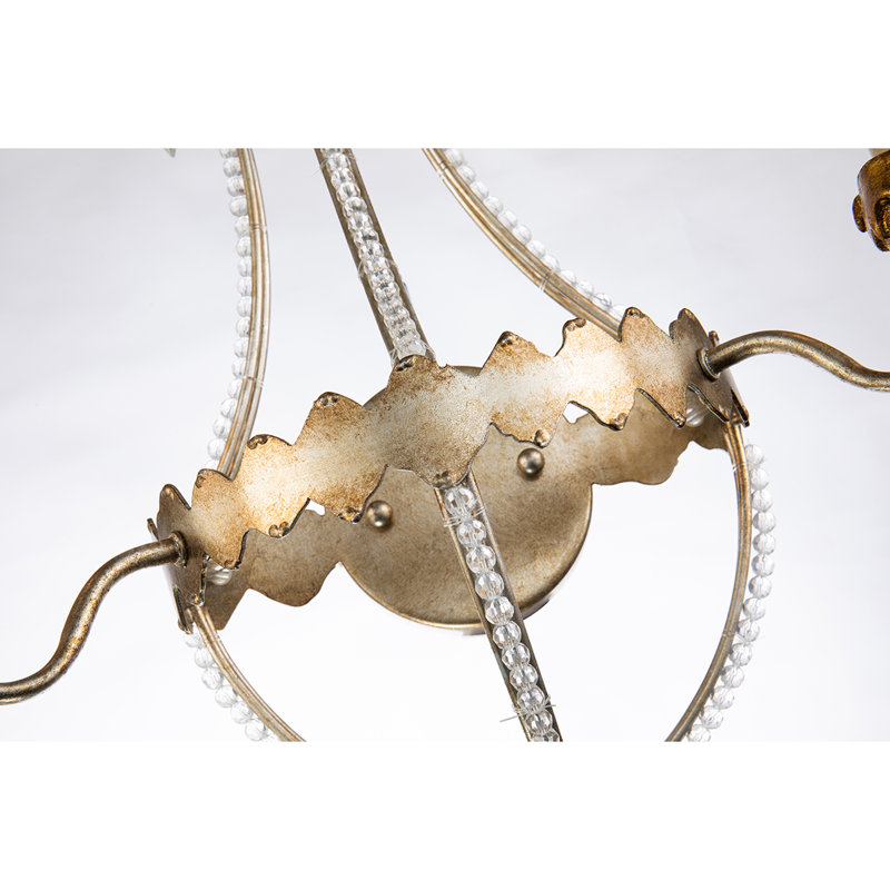 Silver And Gold 2 Light Empire Wall Sconce