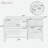 Modern Sideboard With 3 Drawers, Hooks And Wave-pattern Doors-1588073865