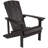 Star and Moon Fire Pit with Mesh Cover & 2 Poly Resin Adirondack Chairs-650808543