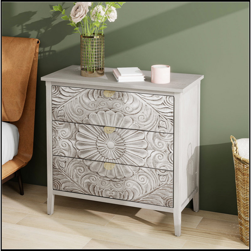 Exquise armoire à 3 tiroirs pour différentes pièces, mettant en valeur le style américain