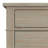 Carlton 24"W Solid Wood Transitional Nightstand with 2 Drawers, Open Storage Shelf and Bronze Hardware-1304855605