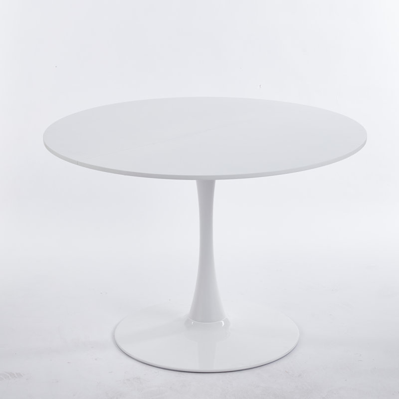 42.1" White Color Top Tulip Table