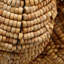 Anguilla Semi-Flush Mount in Blue Wood Beads-1846383554