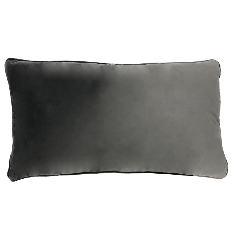 Ewoud Feather Throw Pillow, Gray