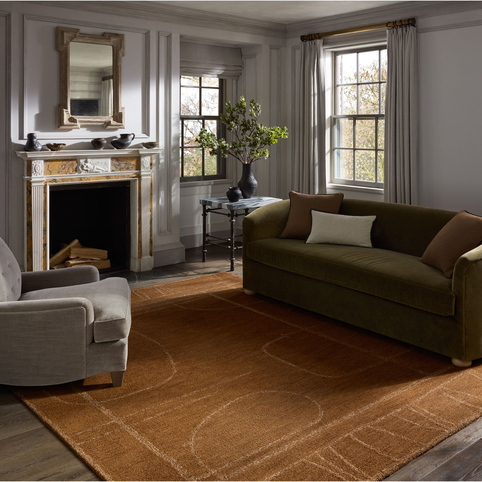 Jeremiah Brent x Loloi Barrow Clay Natural Jute Rug, Rectangle 2'3" x 3'9"
