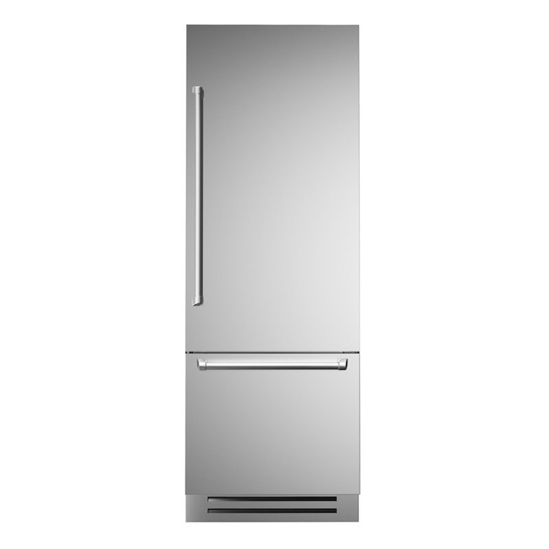 REFRIGERATOR 30" BUILT-IN BOTTOM MOUNT WITH ICE MAKER RIGHT SWING DOOR, STAINLESS STEEL, Right Handed