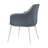 Teegan 19'' H Upholstered Metal Armchair-438107530-463156453