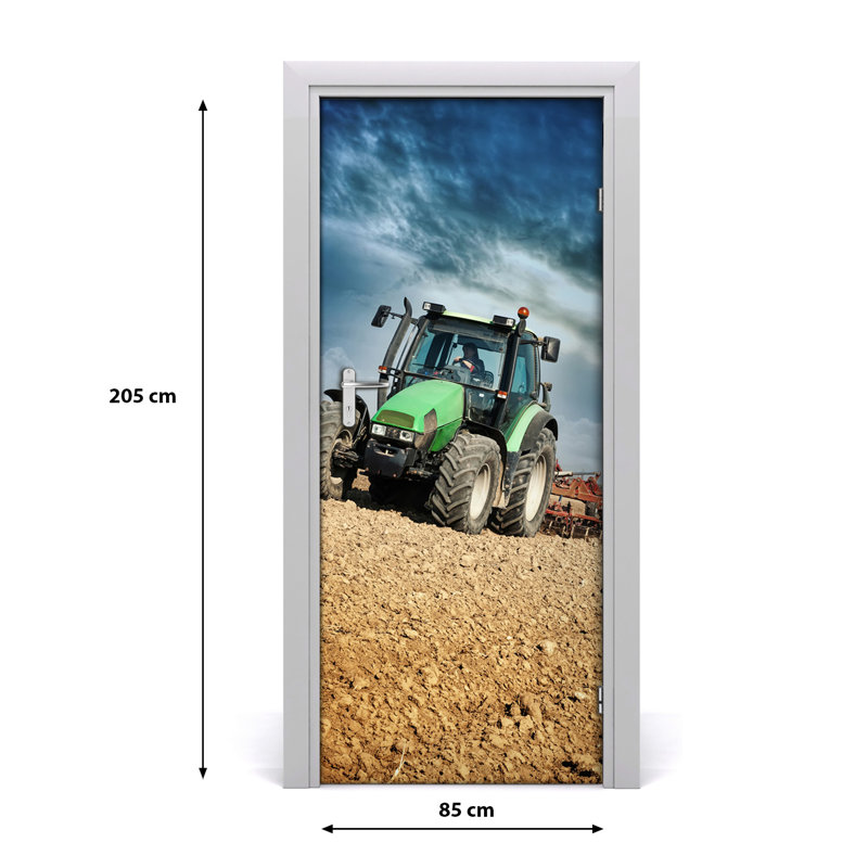 Vehicles Tractor Door Decal