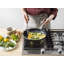 GreenPan Royal Black Aluminium Non Stick 24cm & 28cm Frying Pan Set