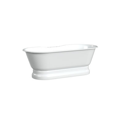 Jaiana 68'' x 31'' Soaking Cast Iron Bathtub