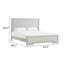 Grand lit, blanc rustique-1607207468