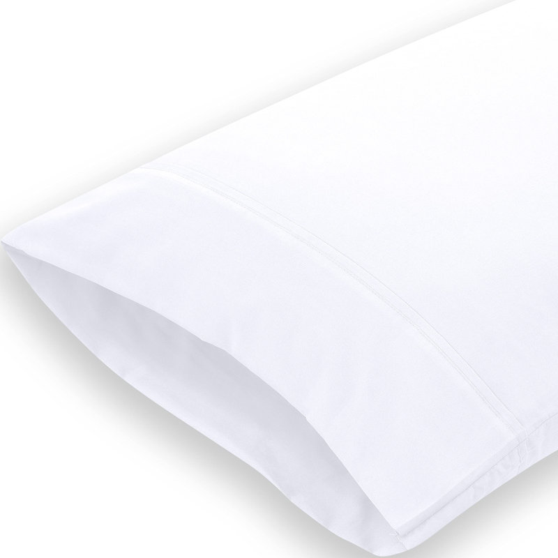 Royale Linens | Bed Pillow Cover | Pillowcases | Brushed Microfiber Wrinkle & Fade Resistant | Soft & Cozy| Size Pillow Case