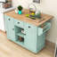 Îlot de cuisine avec armoire de rangement et 3 tiroirs pour salle à manger Dyches-1159879669