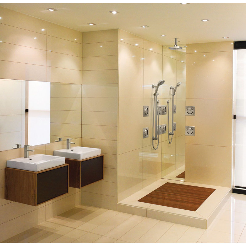 Robinet de salle de bain 90 trous à un trou avec drain, Nickel brossé