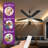 Modern 52" Ceiling Fan With Light And Remote-1645967826-1645967828