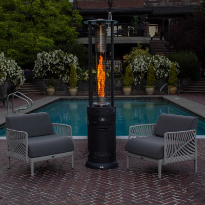 Chauffe-terrasse en spirale Paramount, gris